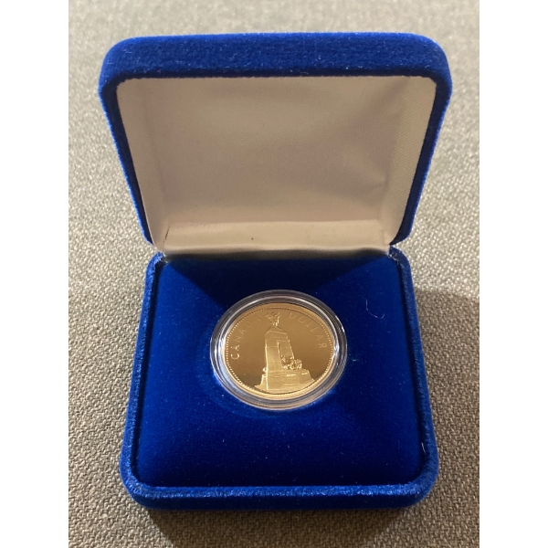 1994 Royal Canadian Mint Remembrance Proof Dollar Coin