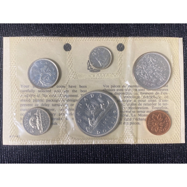  1965 Canadian Uncirculated Coin Set