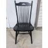 Image 5 : 6 Black Wood Windsor-Style Dining Chairs