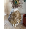Image 2 : Home Decor Collection - Stoneware Pot By BABA (16In Tall), Artificial Flowers 