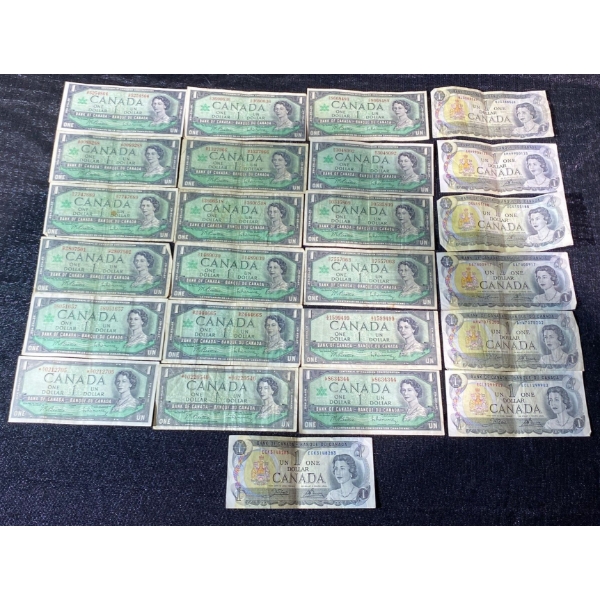 1954 Canadian Twenty-Dollar Banknote from the Bank of Canada's "Canadian Landscape Series"