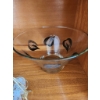 Image 4 : Glass Serving Bowls with 11-Inch Diameter, Mini Shot Glass Set, and Holder