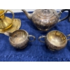 Image 2 : Vintage Serving Set - Teapot, Coffee Pot, Sugar Bowls, Cream, and Tray