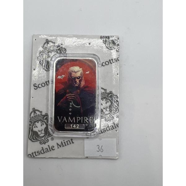 1oz pure Silver 2024 Vampire - Scottsdale Mint
