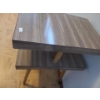 Image 2 : Mid-Century Modern Laminate 2 Shelf End Table 29 W, 16 D, 23 T