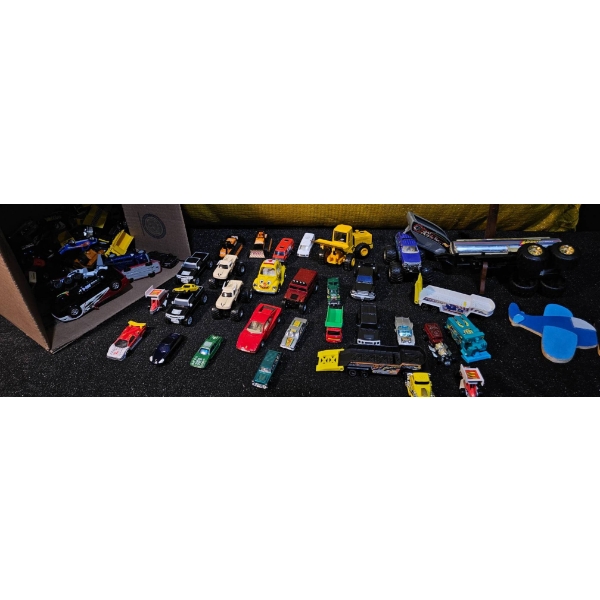 Die-Cast Cars In Various Styles And Sizes