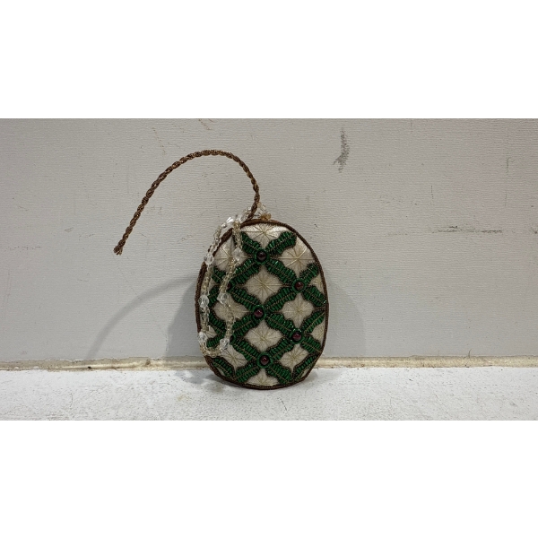 Holly Patterned Ornament