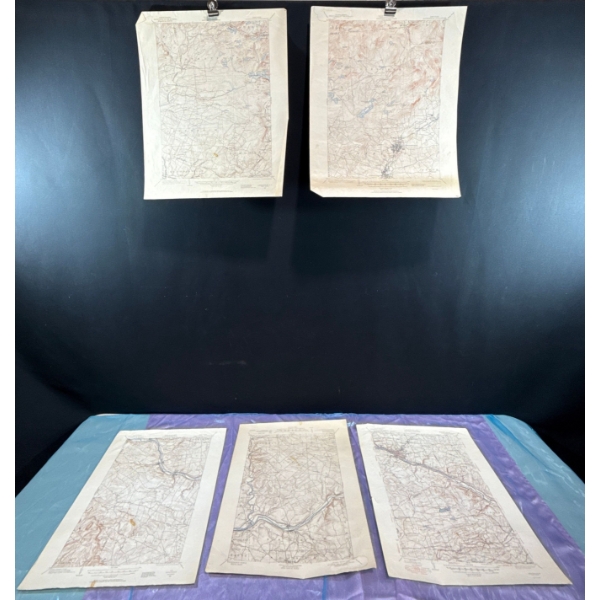 1949 State of New York State Maps (Geological Survey and Public Works)