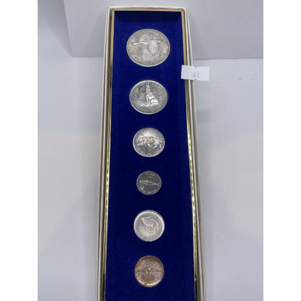 1967 Specimen Set 80% Silver 43.1g