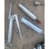 Image 2 : Collection Of Garage Grease Guns w/accessories & Clip-on Work Lamp