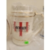 Image 3 : Three Ceramic Beer Steins Featuring Swan Premium, Michelob, and Tsingtao Branding