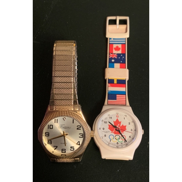 Tradition Ladies Wrist Watch PC21 12 hour w/ Olympic Souvenir Watch 