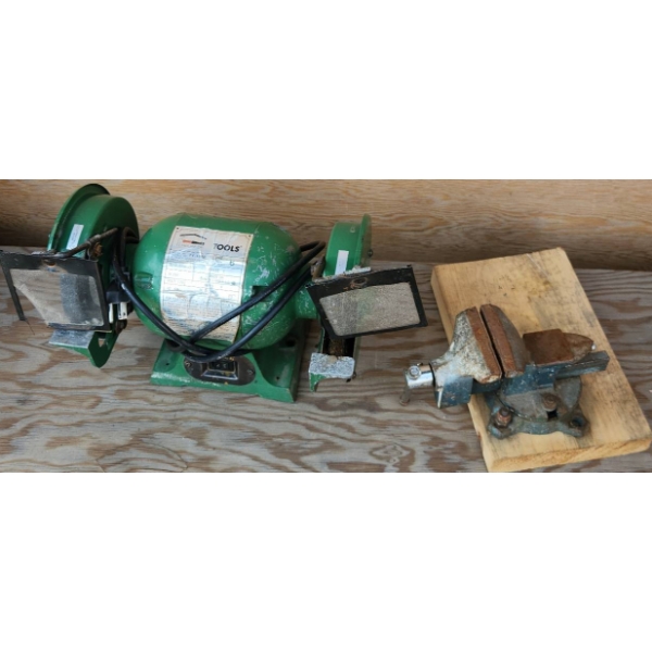 House of Tools 6" Bench Grinder and Bench Vise