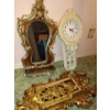 Image 1 : Lovely Vintage Mirror and a Hanging Clock 