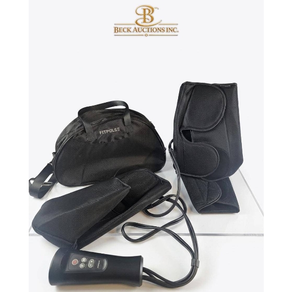 FitPulse Leg Air Compression Massager with Carry Bag