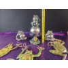Image 2 : Froggie Orb Figures and Climbing Metal Frog Decor for Garden or Home Accents
