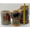 Image 1 : Set of 3 Beer Mugs, 1 Mug is Chipped 