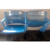 Image 1 : Pair of Authentic New York Yankee Stadium Bleacher Seats- Blue #3 & #2