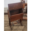 Image 16 : Beautiful Antique Hall Tree and Unique Wooden Storage Box on Stand - Measure's In Description