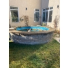 Image 1 : 10ft Diameter Backyard Pond w/Rocks & Bricks