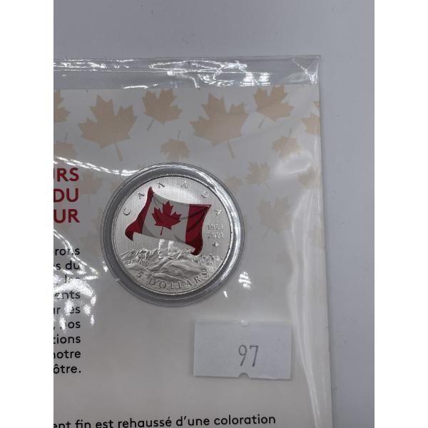 2021 $5 Fine Silver Canadian Coin 
