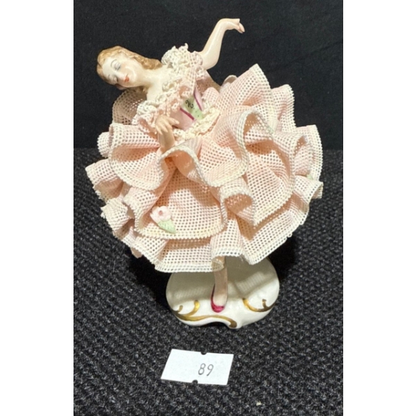 Dresden "Ninette" Ballerina Figurine (4"tall)