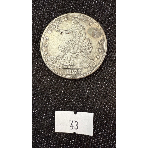 1877 United States Trade Dollar - Silver