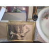 Image 7 : Decor: Rose Basin 17 and Vase 6 T, Red Brandy Glass12 T, Trays and More!