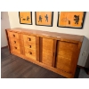 Image 1 : Teak Dresser very well made with six drawers and one set of sliding doors an amazing very well kept 