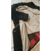 Image 2 : Mens Black Faux Fur Coat with Double-Breasted Button Closure
