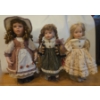 Image 1 : Porcelain Doll Collection: Country Friends (Porcelain Dolls, Timeless Treasures). Tallest is 19T 