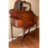 Image 2 : Stunning 19th Century Rosewood Secretariat w/ Drop Front & Decorative Mirror 