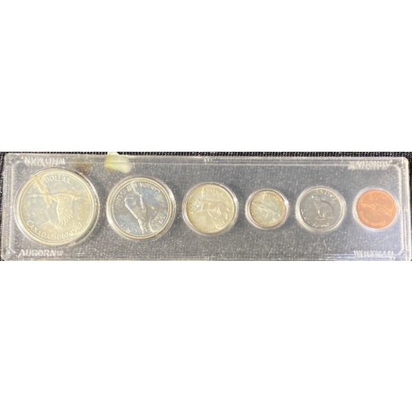 1967 Canadian Uncirculated Silver Coin Set