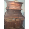 Image 1 : Country Style Buffet w Drawers & Cupboards.  Faux Keyhole. 48 w 20 d 68 h