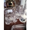 Image 2 : Glass Decor Including: Teddy Bears, Bells, Jar with Lid and Tray with Cover