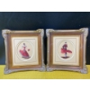 Image 1 : Pair of Vintage, Framed Needlepoint Artworks, Flamenco Dancer and Matador