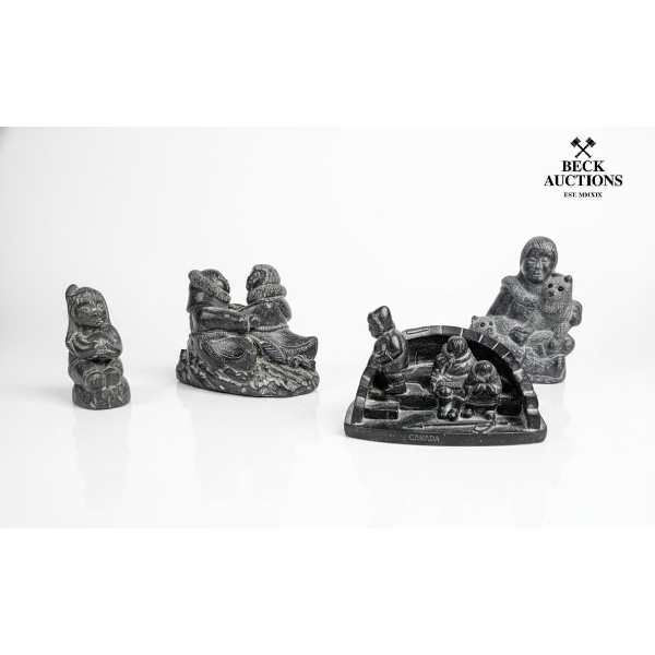 Collectible Vintage Wolf Original, Made in Canada SoapStone Sculptures