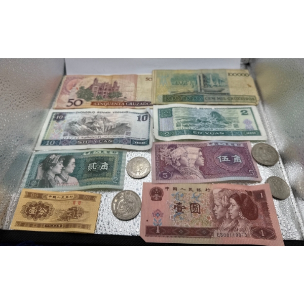 Collection of Foreign Coins and Paper Money