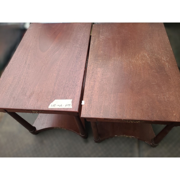 Pair of Side Tables 20 W, 30 D, 22 T
