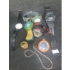 Image 1 : Watches: Canada Pocket Watch, Baby G, Seiko, Swatch X 2, Casio G Shock, Suizo Ring Watch