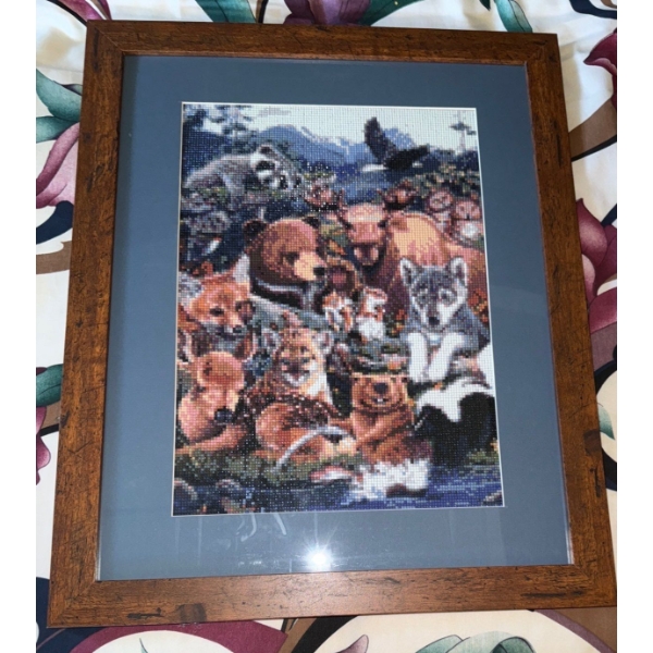 Framed Diamond Painting - In The Wild 18x22