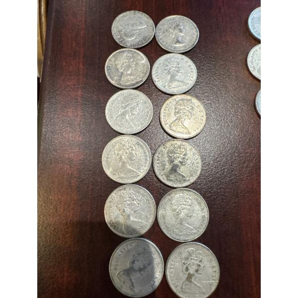 12 80% silver dimes 27.8 grams