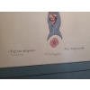 Image 4 : Numbered Print 334/500 "Met-Cho Sehgo-Nih" -Artist Roy Salopree, Framed Under Glass 16 X 20
