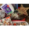 Image 5 : Massive 4 Large Tote Winter Holiday Collection - Ornaments, Lights, Figures and More 