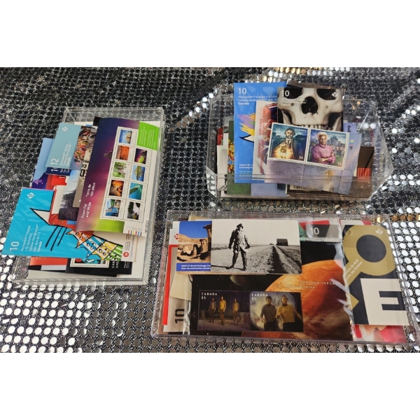 A Collection of Canadian Stamps and Philatelic Items such as Booklets and First-Day Covers  