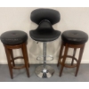 Image 1 : Assorted Bar Chairs Or Bar Stools Wooden Base & Chrome Base Chairs