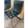 Image 3 : Waiting Room Decor - Chrome Translucent Armless Chairs 30T w/ Decorative Stick Assortment  