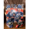 Image 1 : Hockey All Stars - Eberle & Hall 14x28 w/ Collectible Goalie Helmets 