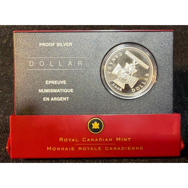 2006 Victoria Cross Fine Silver Dollar 25.175 Grams