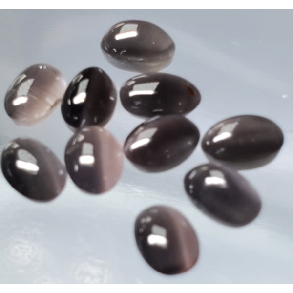 Smokey Quartz Set (7 ct total, 6×4 mm)